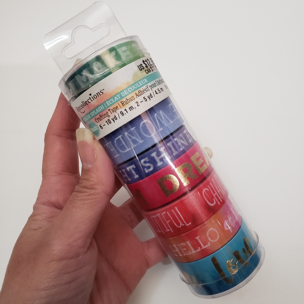 Recollections Multi Roll Washi Crafting Tape Pack